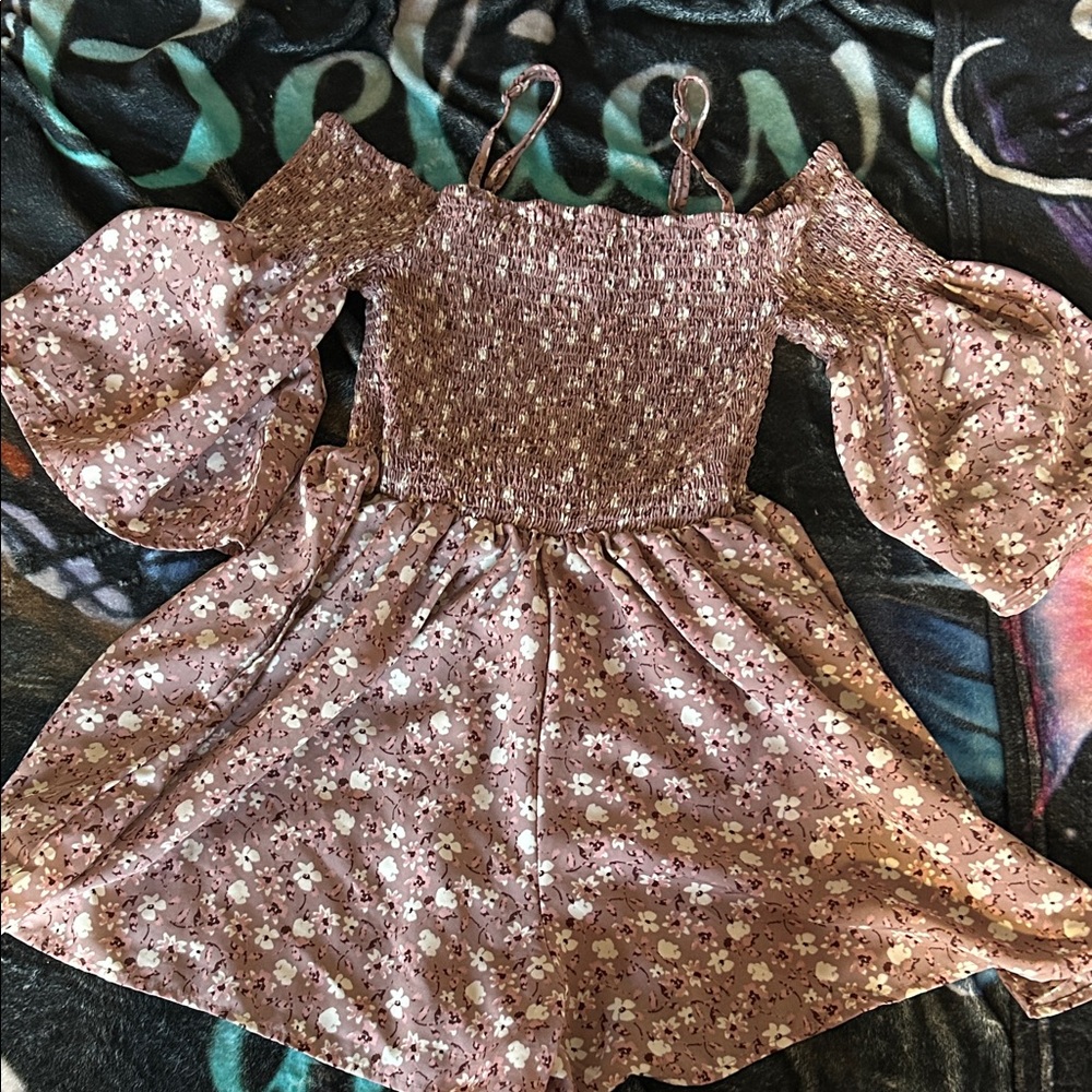 Floral Pink Off-Shoulder Romper